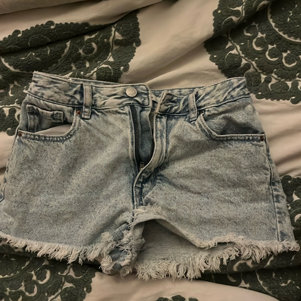 pacsun blue jean shorts